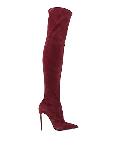 LE SILLA Boots Plum Leather