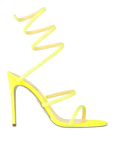 RENE' CAOVILLA Sandals Textile fibres, Leather