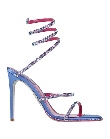 RENE' CAOVILLA Sandals Textile fibres, Leather