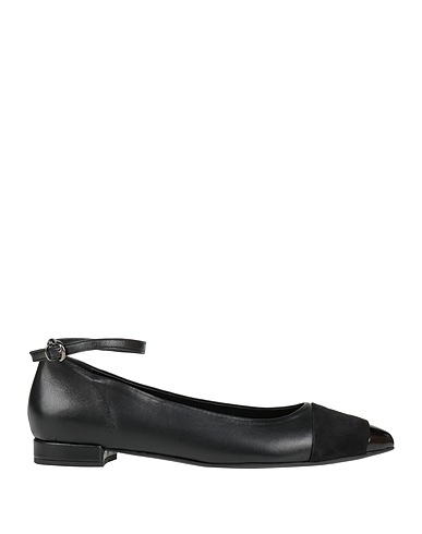 STELE Ballerinas Schwarz Leder