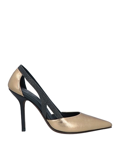 BRUNELLO CUCINELLI Court Gold Soft Leather
