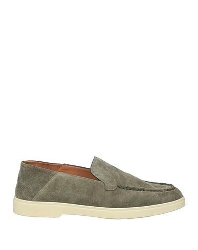SANTONI Loafers Sage green Leather