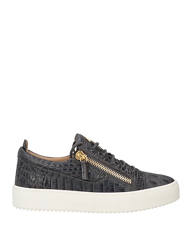 GIUSEPPE ZANOTTI Sneakers Charcoal Leather