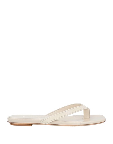 GIA x PERNILLE TEISBAEK Flip flops Beige Soft Leather