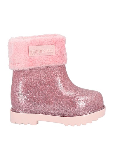 MINI MELISSA Ankle boot Pink PVC - Polyvinyl chloride, Textile fibres