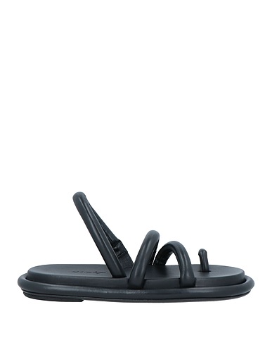 MARSÈLL Flip flops Black Calfskin