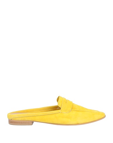 EDWARD Mules and clogs Yellow Leather