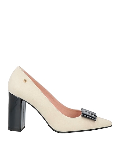 CUPLÉ Pumps Beige Leder