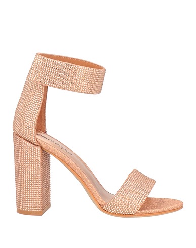 JEFFREY CAMPBELL Sandals Copper Textile fibres