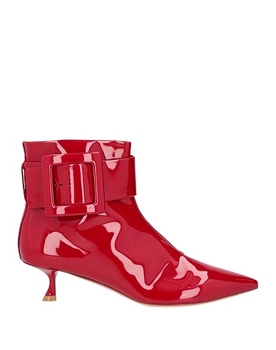 ROGER VIVIER Ankle boot Red Soft Leather