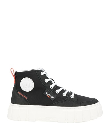 PALLADIUM Sneakers Schwarz Leder, Gewebefasern