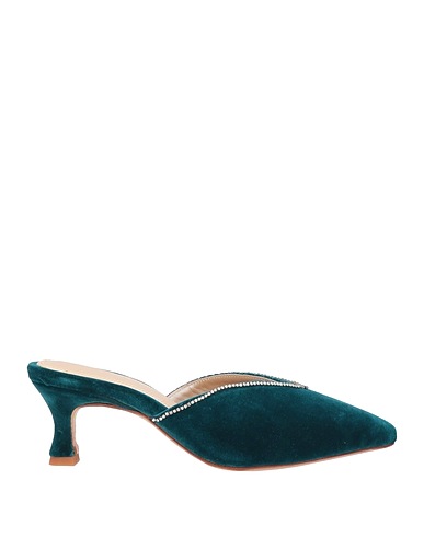 ZYNE Mules und Clogs Aquamarin Gewebefasern