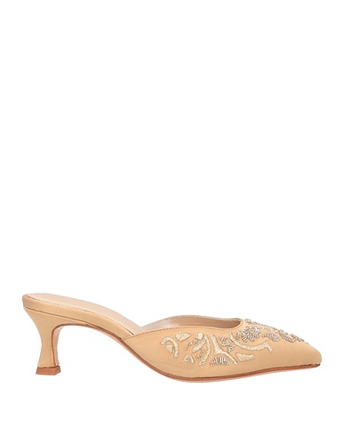 ZYNE Mules and clogs Sand Textile fibres