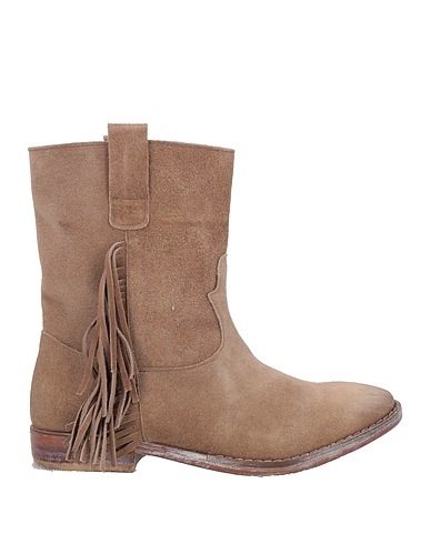 STELE Ankle boot Khaki Leather