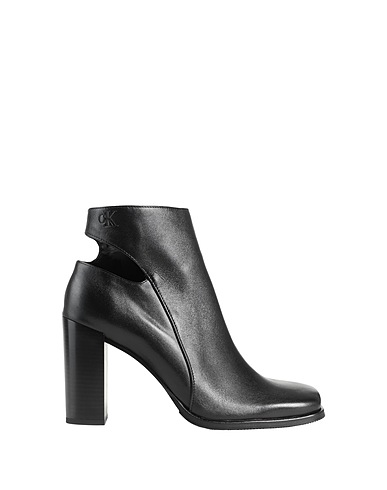 CALVIN KLEIN JEANS Ankle boot Black Soft Leather