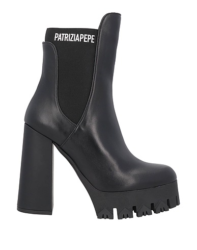 PATRIZIA PEPE Ankle boot Black Soft Leather
