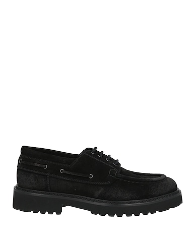 DOUCAL'S Laced shoes Black Soft Leather