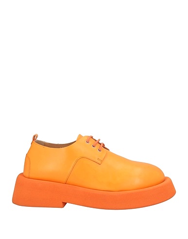 MARSÈLL Laced shoes Orange Calfskin