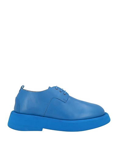 MARSÈLL Laced shoes Blue Calfskin