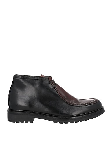 DANIELE ALESSANDRINI HOMME Ankle boot Black Soft Leather