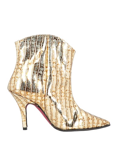 CUPLÉ Stivaletti Oro Fibre tessili
