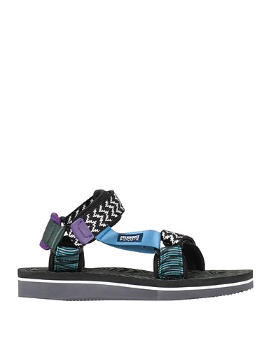 SUICOKE x MISSONI Sandals Black Textile fibres