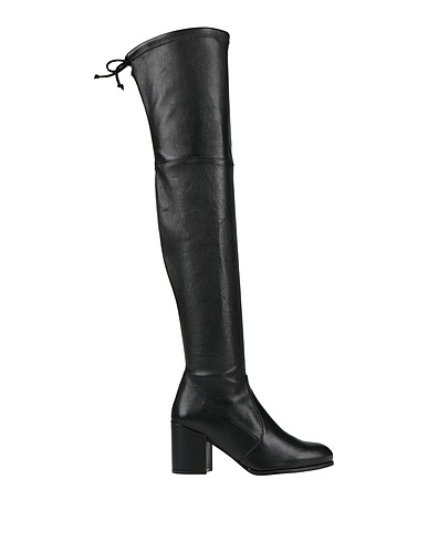 STUART WEITZMAN Boots Black Soft Leather