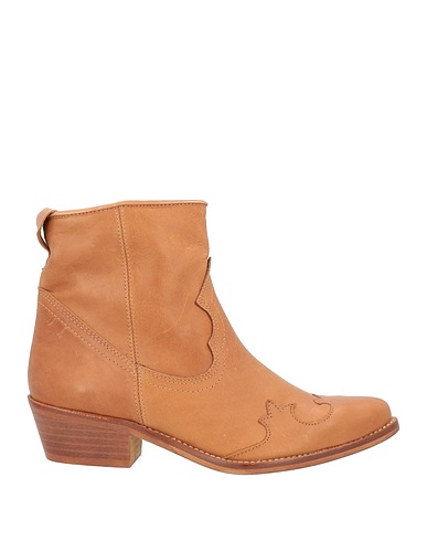 CUPLÉ Ankle boot Tan Leather