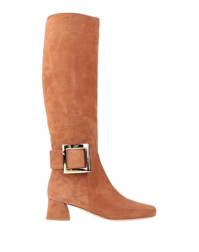 ROGER VIVIER Boots Light brown Leather