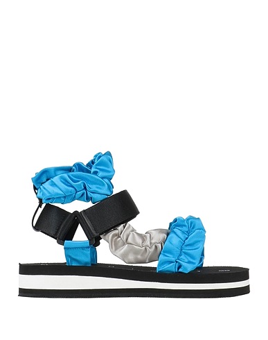 MIDNIGHT 00 Sandali Azzurro Fibre tessili