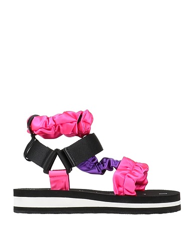 MIDNIGHT 00 Sandals Fuchsia Textile fibres
