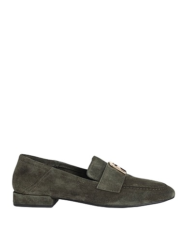 FURLA Loafers FURLA 1927 CONVERTIBLE LOAFER 
 Military green 100% Leather