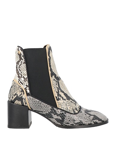 CUPLÉ Ankle boot Khaki Textile fibres