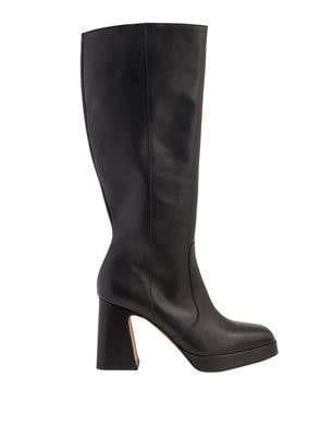 8 By LEATHER PLATFORM TALL BOOT ブーツ ブラック レディース 8,968円