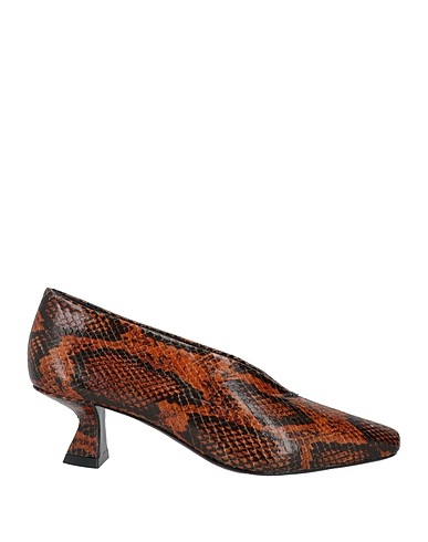 MERCEDES CASTILLO Pumps Braun Leder