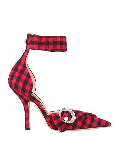 MIDNIGHT 00 Pump Red Textile fibers