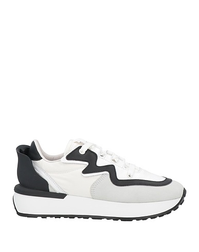 LE SILLA Sneakers Light grey Leather, Textile fibres