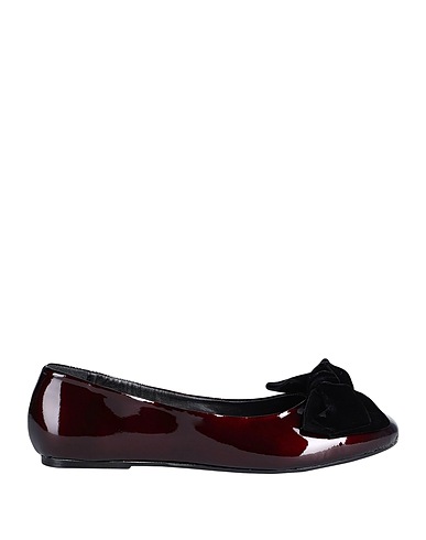 BALLERETTE Ballerines Colonna Bordeaux Cuir, Fibres textiles