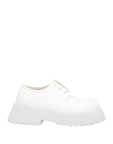 MARSÈLL Laced shoes White Soft Leather