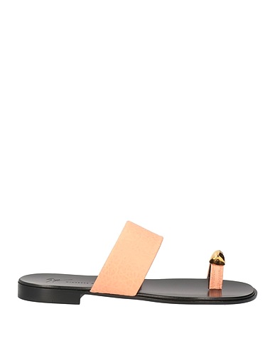 GIUSEPPE ZANOTTI Flip flops Apricot Leather