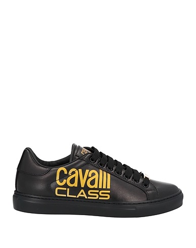 CAVALLI CLASS Sneakers Black Calfskin