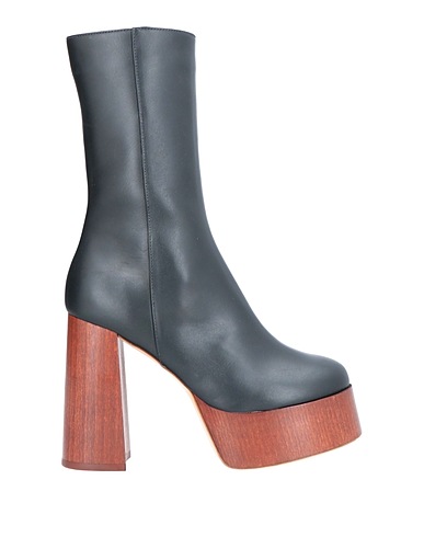 GIA BORGHINI Stiefelette Schwarz Leder