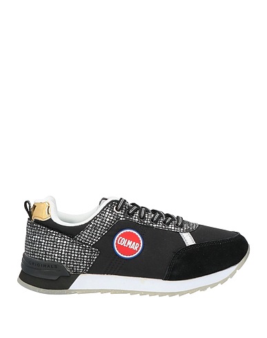 COLMAR Sneakers Black Leather, Textile fibres, Other Fibres