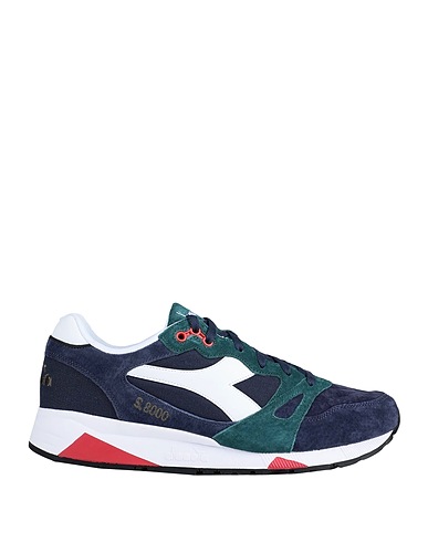 DIADORA Sneakers S8000 NAVY
 Navy blue Soft Leather, Textile fibres