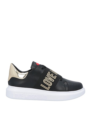 LOVE MOSCHINO Sneakers Black Calfskin