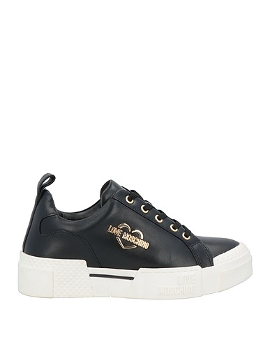 LOVE MOSCHINO Sneakers Black Calfskin