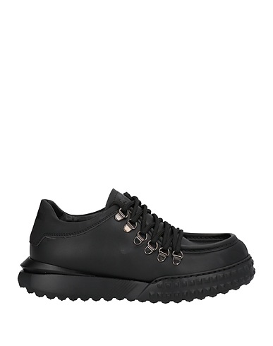 MICH SIMON Laced shoes Black Calffur