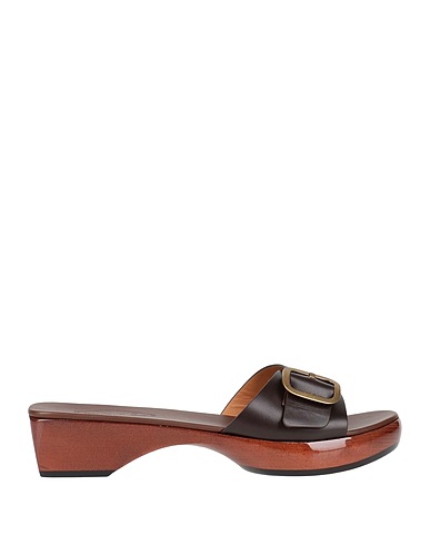TOD'S Mule e zoccoli Testa di moro Pelle di vitello