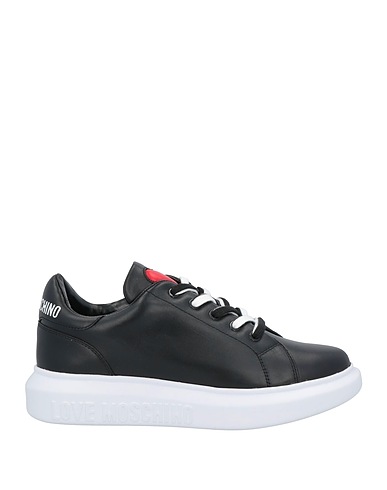 LOVE MOSCHINO Sneakers Black Calfskin