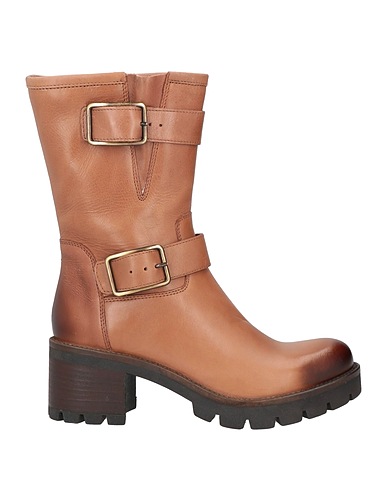 PAOLA FERRI Ankle boot Brown Leather
